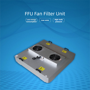 ステンレス鋼 2x4 1175*575 ラミナーフローフード FFU ファンフィルターユニット HEPA 0.3μm 99.99% FFU マッシュルーム - Product Image 2