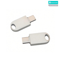 Clé USB Type-C en métal personnalisée avec logo, vente en gros, 4 Go, 8 Go, 16 Go, 32 Go, 64 Go, 128 Go, pour cadeau personnalisé