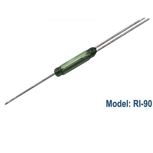 Interruptor de Lengüeta Comus RI-90 SPDT Forma C, Conmutación 10-30AT, Sellado en Vidrio, 5W 175V DC, 3 Pines, Contacto de Lengüeta Seca para PCB - Product Image 1