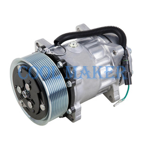 SD7H15 4872C ร่วมสำหรับรถบรรทุกหนัก/<span class=keywords><strong>Ag</strong></span> Flex 7 <span class=keywords><strong>AC</strong></span> Compressor 4028 4310 4420 4800 ABPN83304054 - Product Image 1