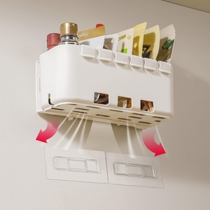 Creative Wall Mounted <b>Drawer</b> Basket Push-pull <b>Drawer</b> Shelf Organizer Household Storage Shelf with Telescopic Partition * 4 / <b>6</b> - Product Image 4
