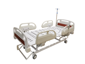 Cama Médica Manual de Tres Manivelas Fabricada en China, Adecuada para Clínicas y Hospitales - Product Image 2