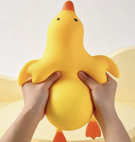 Jouet anti-stress super grand canard en plastique à rebond lent, le plus vendu, pour adultes et enfants de 5 à 7 ans