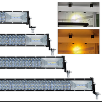 Dual Row LED Pods Spot Beam Off Road Barre lumineuse à LED Offroad 4X4 blanc ambre LED Work Light for Truck Pickup