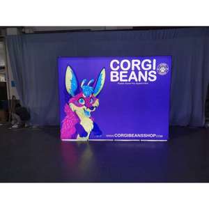 Hình chữ nhật hình <span class=keywords><strong>LED</strong></span> hộp đèn hội chợ triển lãm gian hàng hiển thị căng thẳng vải Backdrop seg pop-up quảng cáo - Product Image 2