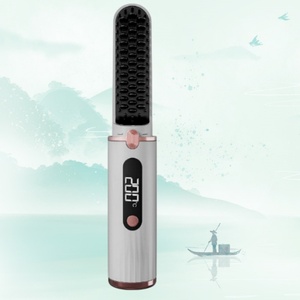 แปรงหวีผมตรงไร้สายขนาดเล็กแบบพกพา รุ่นขายดีปี 2024 ชาร์จซ้ำได้ - Product Image 1