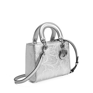 Borse a Tracolla Eleganti da Donna di Alta Gamma con Ricamo Floreale Quadrato, Chiusura Magnetica e Cerniera Nascosta - Product Image 2