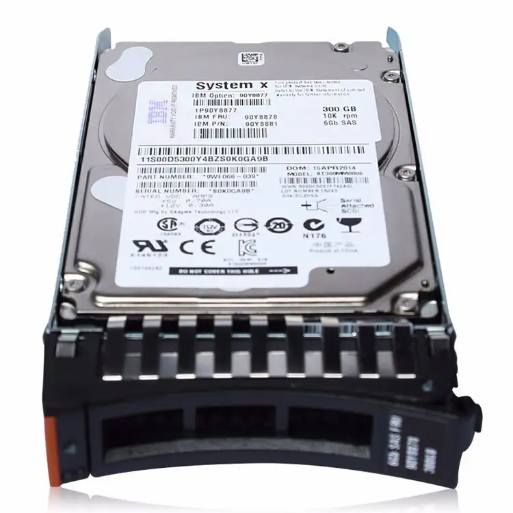 Lenovo Original New Hdd 2.5 "300GB 10K SAS 12Gbホットスワップ512nHDD販売用ワイド温度