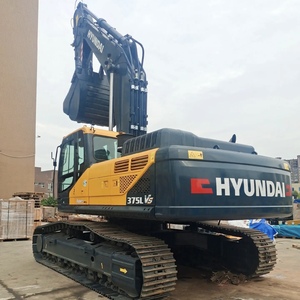 Excavatrice sur chenilles Hyundai 375LVS d'occasion, excavatrice hydraulique de 38 tonnes, équipement lourd pour mines - Product Image 5