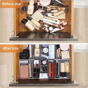 3 Tier <b>Drawer</b> Organizer Expandable Junk <b>Drawer</b> Organizer Multi Level Folding Smart <b>Drawer</b> Organizer for <b>Makeup</b> - Product Image 6