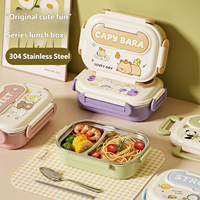 Leuke 304 roestvrijstalen tiffinbox, geïsoleerde voedselbox, bentobox, voedselbewaarcontainer, lunchboxen