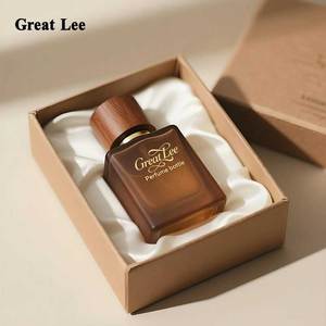 Thiết Kế Mới Vuông Chai Nước Hoa Rỗng Nâu Nắp Gỗ 30Ml 50Ml 100Ml 20Ml Chai Nước Hoa Với Hộp Quà Tặng - Product Image 3