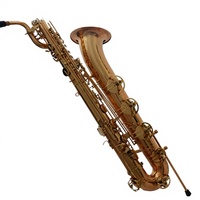 Earl Mann Professional Drop E Upper Bass Saxophone with Gold Lacquer Finish