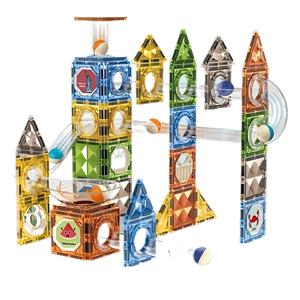 Fabricant OEM/ODM, jouet éducatif DIY, puzzle, tuiles magnétiques en plastique ABS, modèle <span class=keywords><strong>de</strong></span> circuit <span class=keywords><strong>de</strong></span> billes, ensemble <span class=keywords><strong>de</strong></span> blocs <span class=keywords><strong>de</strong></span> construction amusants - Product Image 4