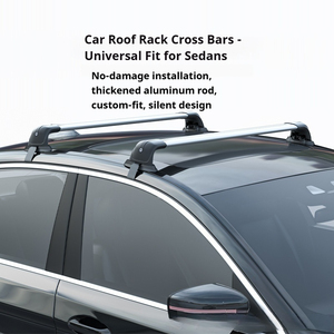 Barre <span class=keywords><strong>portatutto</strong></span> universali per <span class=keywords><strong>auto</strong></span> e SUV, ganci e mensole silenziosi per il trasporto su tetto - Product Image 2