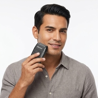 Rasoir électrique pour homme Kemei KM-1102, double lame, rechargeable, machine à raser pour barbier, alimentation USB pour le rasage du visage, vente en gros, 3W