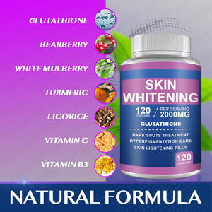 กลูตาไธโอนไวท์เท<span class=keywords><strong>น</strong></span><span class=keywords><strong>น</strong></span>ิ่งพิลส์ 120 แคปซูล 2000 มก. อาหารเสริมบำรุงผิวขาวใส ลดจุดด่างดำ ฝ้า กระ รอยสิว - Product Image 5