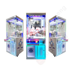 מיני מטבע המופעל טופר מכונת קרש בובה לוכד משחק ארקייד משחק ארקייד עם מקבל הצעת חוק - Product Image 5