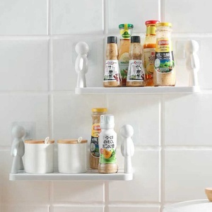 Nuevo estante para personas pequeñas de estilo japonés, estantes de baño de <span class=keywords><strong>cocina</strong></span> <span class=keywords><strong>sin</strong></span> perforar <span class=keywords><strong>agujeros</strong></span> en la pared, estante con forma humana - Product Image 2