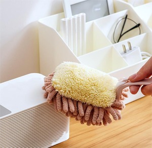 Hộ gia đình Chenille chà xe bàn chải bụi bàn chải có thể tháo rời Chenille bụi khăn lau bụi làm sạch lông Khăn lau bụi - Product Image 2