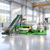 Machine de granulation de plastique rigide, équipement de recyclage du plastique dur pour la production de granulés à partir de déchets plastiques