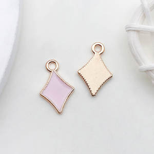 Rose dégoulinant d'huile bricolage bijoux faits à la main accessoires alliage pendentif bijoux pendentif matériel métal charme petits cadeaux - Product Image 6