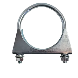 U-type Heavy Duty Saddle Clamp For Muffler Pipe Exhaust Galvanized Carbon Steel U Tape Hose Clamp