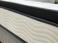 Matelas King Size Matelas à ressorts pour hôtel de luxe Matelas double de couchage à ressorts ensachés compressé Queen Roll up Euro Top