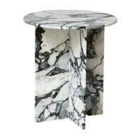 Table basse de salon Cammy Stone Ocean Storm Marble, style moderne simple, table d'appoint multifonctionnelle, mobilier de maison de luxe