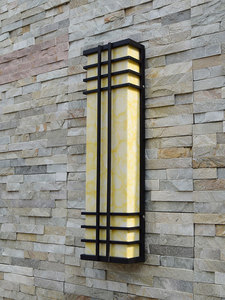 Lampe murale LED extérieure super lumineuse pour jardin, 3500K blanc chaud, en alliage d'aluminium, étanche, 110-240V, forme longue, garantie 10 ans - Product Image 3