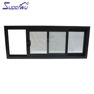<span class=keywords><strong>Finestra</strong></span> Scorrevole in Vetro a Tre Pannelli con Motivo Orizzontale, Telaio in Alluminio Resistente agli Uragani - Product Image 3