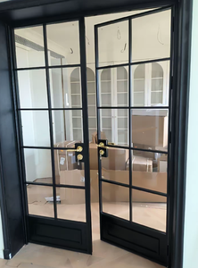 <span class=keywords><strong>Puerta</strong></span> de Vidrio Moderna con Marco de Aleación de Aluminio, Diseño de Apartamento Insonorizado y <span class=keywords><strong>Plano</strong></span> de Planta, <span class=keywords><strong>Puerta</strong></span> de Vidrio Francesa de <span class=keywords><strong>Doble</strong></span> <span class=keywords><strong>Hoja</strong></span> de Piso a Techo - Product Image 4