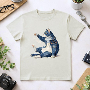 T-Shirt Unisex 100% Cotone 210GSM, Abbigliamento Casual, Stampa DTF, Traspirante e Resistente, Maglietta da Donna - Product Image 1
