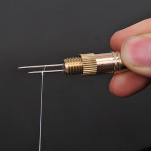 Aohu – noueuse magnétique en cuivre pour ligne de pêche, en acier inoxydable, avec aiguille à double tête pour la pêche - Product Image 2