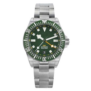 Reloj Mecánico Automático Clásico GMT Dive con Logotipo Personalizado, Bisel de Cerámica, Revestimiento Superluminoso, Reloj de Pulsera para Hombre - Product Image 3