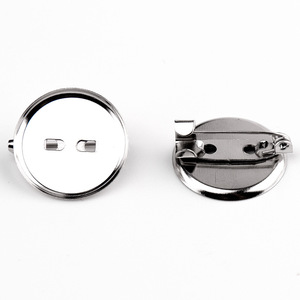 Jewelry Pin 20mm <b>Magnetic</b> Brooch Base With Tray For Badges And Corsages Craft Supplies - Product Image 1