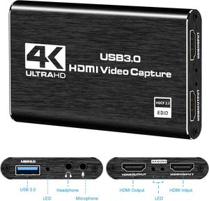 Tarjeta Capturadora de Video USB 3.0 4K HDMI, Grabadora de Video HD 1080P 60FPS para Juegos y Transmisión, Compatible con Windows, Linux, MacOS - Product Image 2
