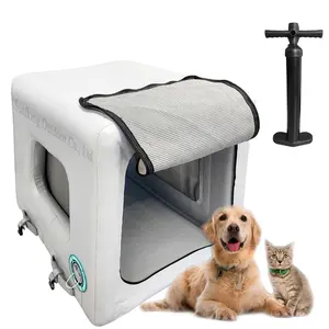 Surfking New Colla psible Soft Pet Cages Hundehütte Hundehütten Käfige Aufblasbare Hundehütte für Outdoor-und Reise kiste