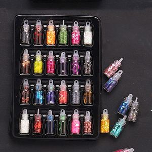 OEM Crystal Drops Glue Colorful Magic Glitter Glow in the Dark Glowing Glue Diy <b>Slime</b> Glue <b>Activator</b> Green <b>Slime</b> 24color - Product Image 2