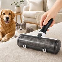 Rouleau grattoir en T pour enlever les poils d'animaux avec adsorption pour le nettoyage des poils de chat et de chien