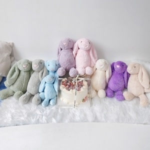 Conejos de Peluche de Alta Calidad de 40 cm, Lindos Animales de Peluche, Color Crema, Conejos Verdes, Juguetes de Peluche con Orejas Largas - Product Image 2