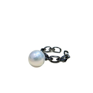 Support de bague en argent S925 avec perles de 6-8 mm, accessoires de bricolage, version torsadée pour perles en vrac 10014 - Product Image 5