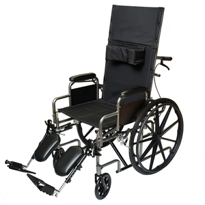 W70 גבוהה באיכות reclinable משענת כיסא גלגלים ידנית עם נתיק הרמת <span class=keywords><strong>legrest</strong></span> עם פלסטיק handrim - Product Image 2