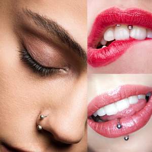 2 uds G23 titanio roscado internamente 4mm bola/cono nariz tabique herradura <span class=keywords><strong>aro</strong></span> ceja labio ombligo vientre pezón Piercing - Product Image 4