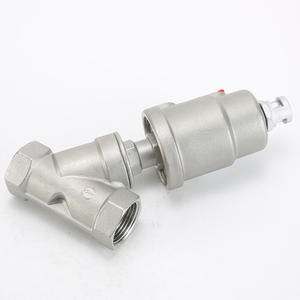 Vanne de régulation automatique en acier inoxydable 304 résistant aux hautes températures, type Y, vapeur, pneumatique, siège angulaire, vannes à angle interne - Product Image 5