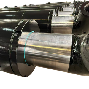Marca ZhengFeng, Cilindro Telescópico de Doble Acción, Carrera de 885 mm, Diseño de Brida de Acero Cromado Duro, Industrial - Product Image 1
