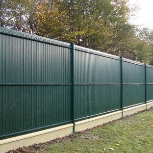 1.73m H x 2.50m Long Kit d'occultation PVC <span class=keywords><strong>Vert</strong></span> 6005 PVC Couler Cloture Clôture Remplisseurs de panneaux rigides - Product Image 6