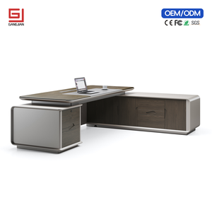 Bureau de direction moderne minimaliste en bois, table de bureau pour PDG, bureau de direction, mobilier de bureau moderne - Product Image 2