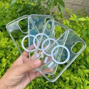 Custodia Magnetica Trasparente Originale per <span class=keywords><strong>iPhone</strong></span> 17 16 15 14 13 12 11 Pro Max Plus, <span class=keywords><strong>Cover</strong></span> Personalizzabile - Product Image 3