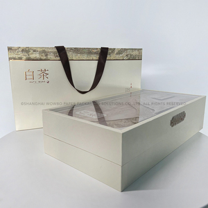 Cao cấp hình dạng cuốn sách từ đóng cửa tùy chỉnh lá vàng in logo hộp khóa với ngăn giấy cho trà & cà phê túi Đậu - Product Image 3